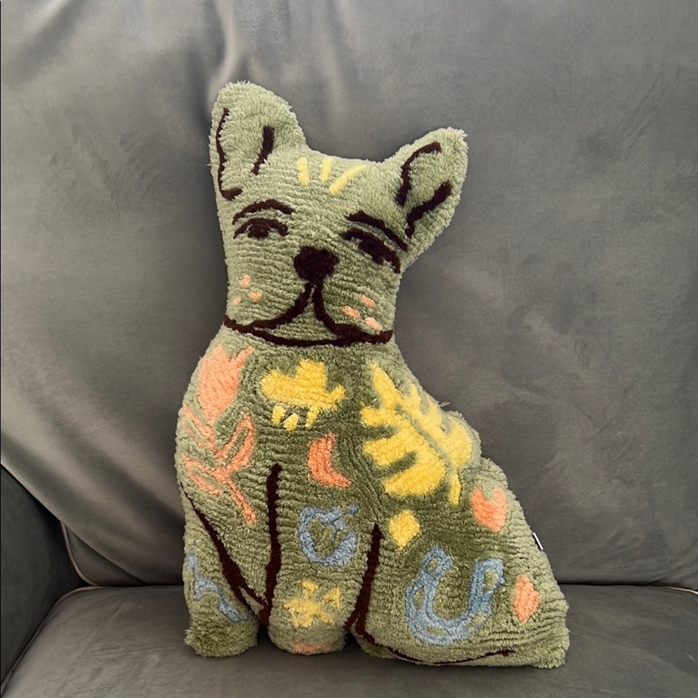 Green Dog Plush Toy